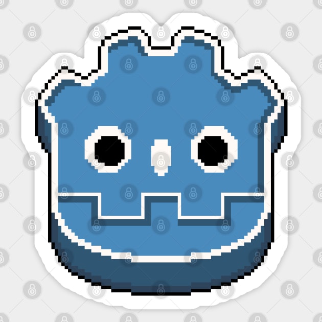 Godot Game Engine Logo Sticker by Pixel Dreams